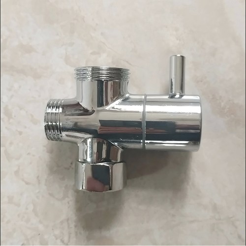内外丝分水阀4分6分配件分水器快开一进二出三通转换器花洒接头