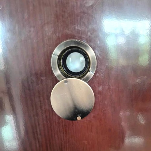 防偷窥遮挡盖入户门猫眼通用金属家用防撬门镜堵孔洞防拧防盗门