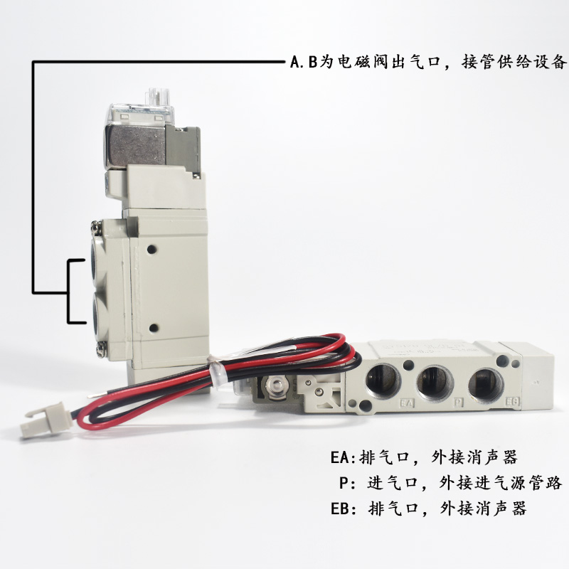 sy7120气动24v电磁气阀7320电磁阀sy3120-5lzd-m5控制阀sy5120-5g