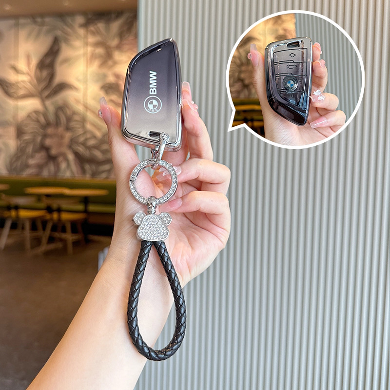 专用2026款宝马i3车钥匙套eDrive35L运动耀夜套装40L男扣保护壳包