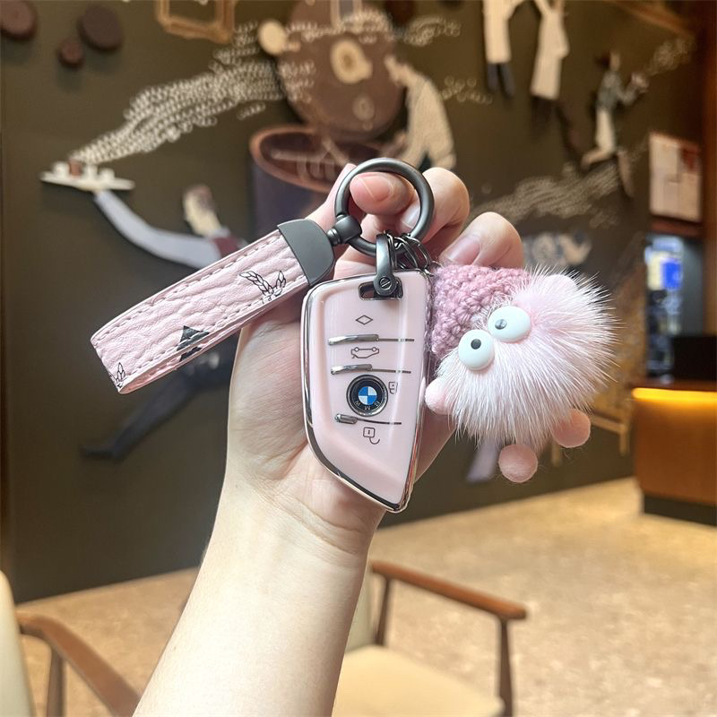 适用2026款宝马i3钥匙套eDrive35L运动耀夜套装40L汽车保护壳包女