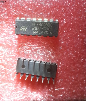全新进口原装 HCF4098BE CD4098BE 直插DIP16 多频振荡器芯片IC