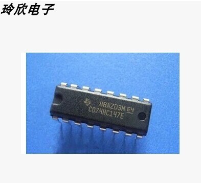 全新原装进口 CD74HC147E 解码器/编码器 HC147 DIP-14 直拍
