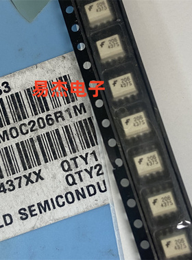 全新原装进口 MOC206R1M/R2 丝印206 FOD206 贴片SOP-8 高速光耦