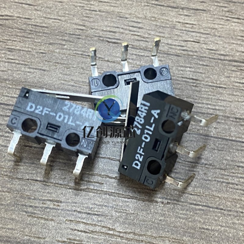 全新原装欧姆龙 D2F-01L-A 弯脚 微动小开关小微动 带直杆直拍