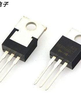 全新 MUR1660CT 快恢复二极管U1660 直插TO-220 600V 16A 直拍