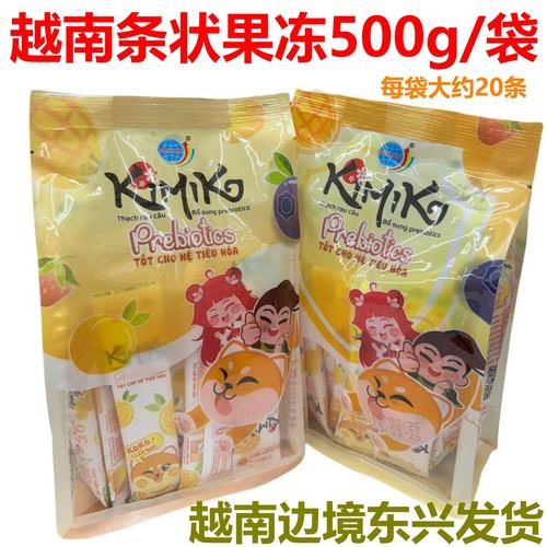 越南KIMIK条状果冻综合口味500g