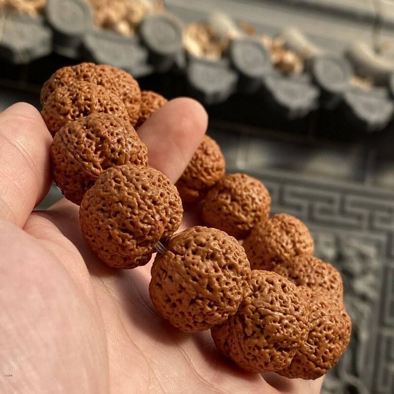 五瓣尼泊尔大金刚菩提子矮桩满肉五星蜂王蜂窝双龙梅花男手串原籽