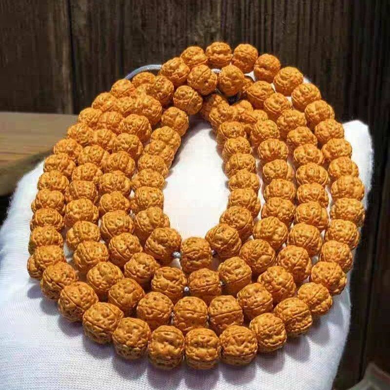 收藏龙鳞纹小金刚菩提子 108颗花王小金刚手链男女原籽金刚菩提项