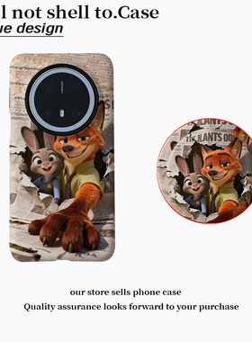 壳壳大世界ins朱迪尼克情侣适用于华为pura80手机壳小米17vivox300prooppofindx9pro磁吸支架菲林二合一全包