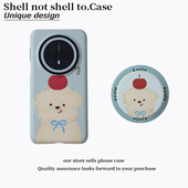 壳壳大世界ins风头顶苹果小狗适用华为mate70 13p保护套 60p手机壳支架女磁吸菲林二合一oppo vivo小米15