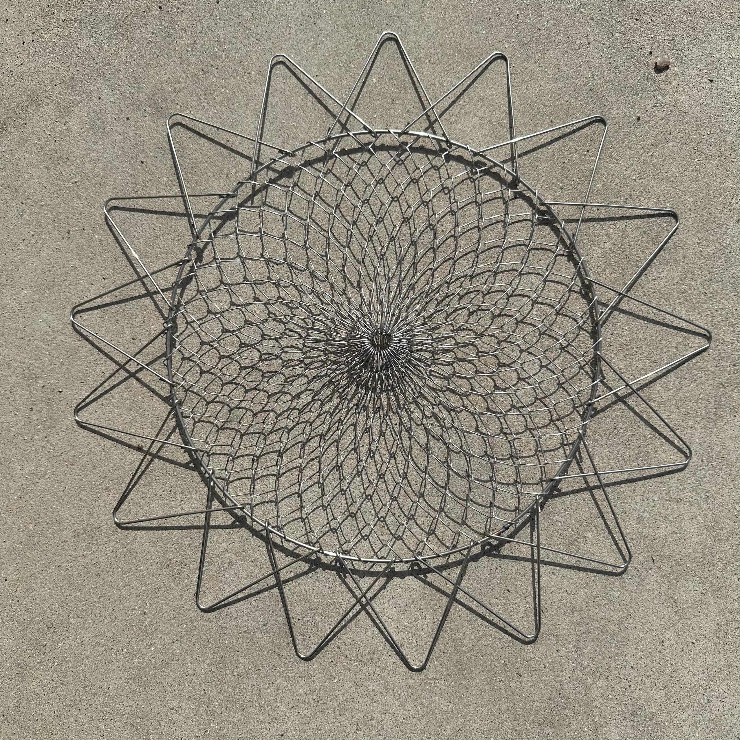 炸扣肉防粘锅底网炸扣肉隔油锅底垫网04不锈钢折叠垫底防粘锅家用