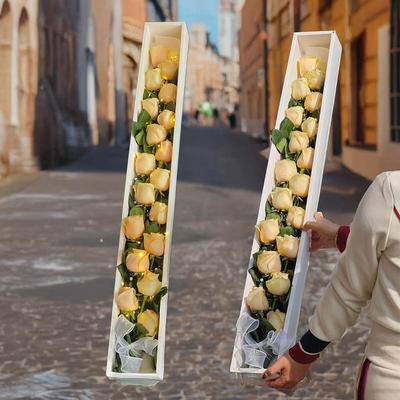 一米蛋糕盒一米超长蛋糕盒糖葫芦打包盒超长蛋糕面包串纸盒鲜花串