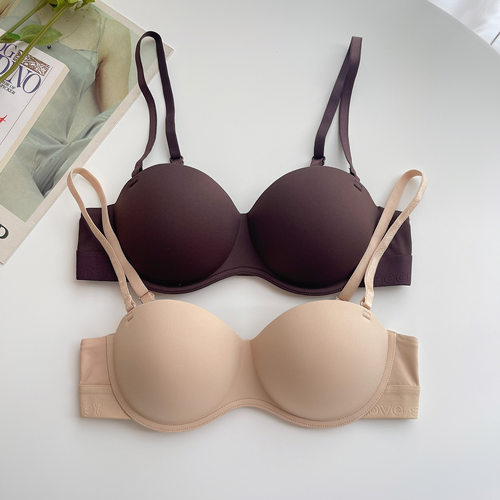 SW圆圆杯内衣女小胸聚拢显大收副乳上托防下垂无痕不空杯美背文胸
