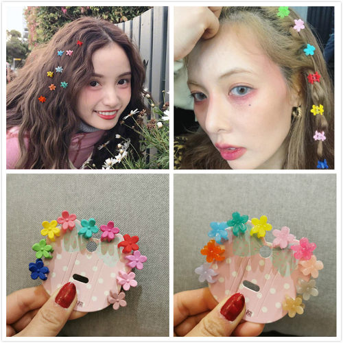 小花儿童韩国ins少女头饰品抓夹