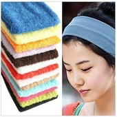 运动瑜珈健身 韩版 运动瑜伽发带 发圈 舞蹈头巾 饰品发饰时尚