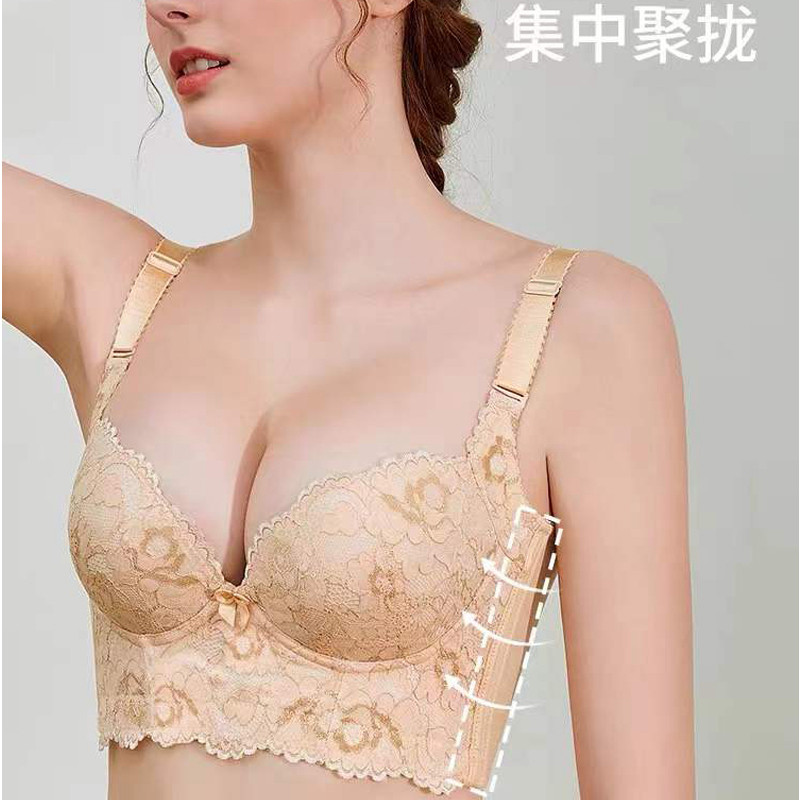 西施尔软钢圈调整型内衣聚拢收副乳文胸厚上托防下垂外扩矫正胸罩