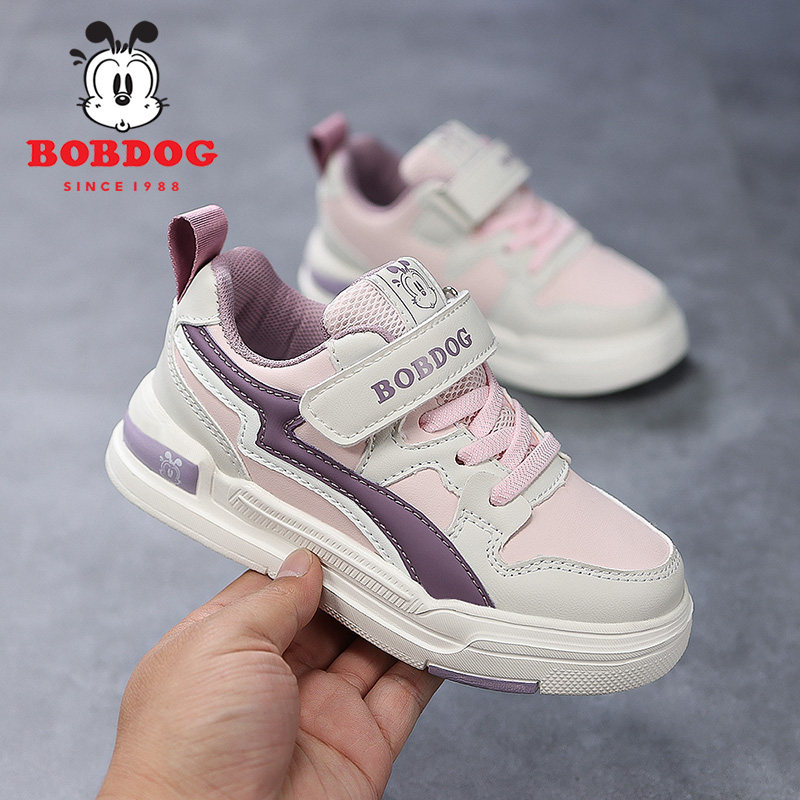 巴布豆童鞋女童鞋子2025秋季新款儿童运动鞋学生软底女孩休闲板鞋