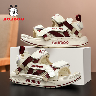 巴布豆童鞋儿童凉鞋男童鞋子夏季2025新款防滑软底学生男孩沙滩鞋