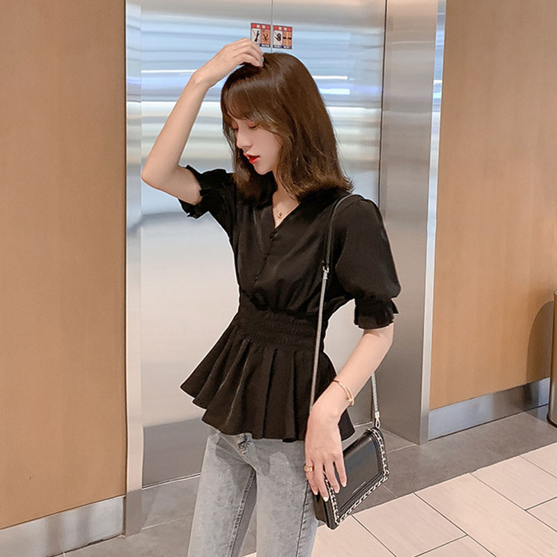 cos伪娘风女装大佬收腰显瘦衬衣