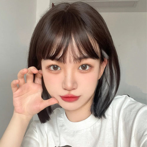 波波头刘海伪娘风女装大佬短直发