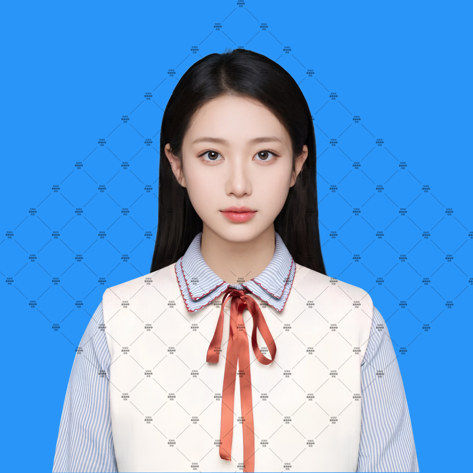PS高清免扣服装素材证件照衣服学院风服装素材女士深色换装素材
