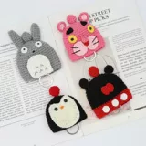 Плетеный набор материалов ручной работы, ключница, наушники, креативный защитный чехол, крючок для вязания на день Святого Валентина, «сделай сам», подарок на день рождения