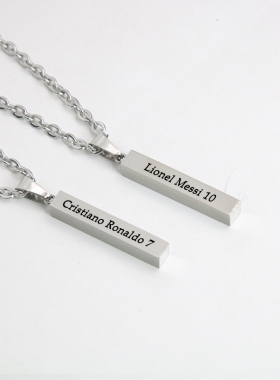 钛钢钛钢水波链男帅气