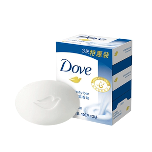 多芬柔肤乳霜香块香皂牛奶香氛白皂沐浴皂温和保湿洗脸正品进口