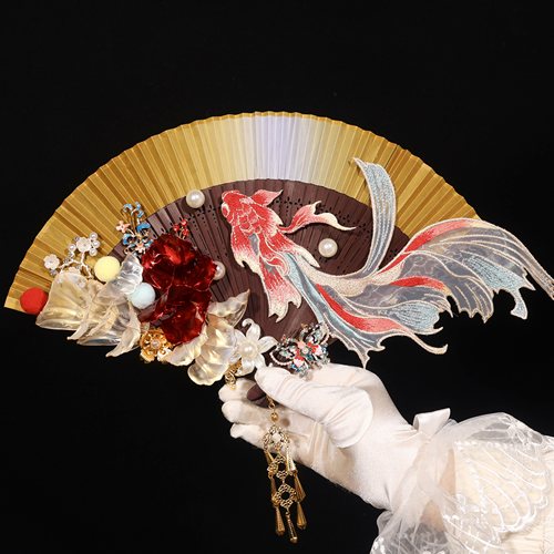 羽毛扇子折扇结婚婚礼