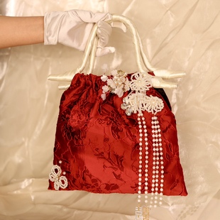 婚包新娘包包2025新款手提红色新中式日常女包婚礼国风手提包