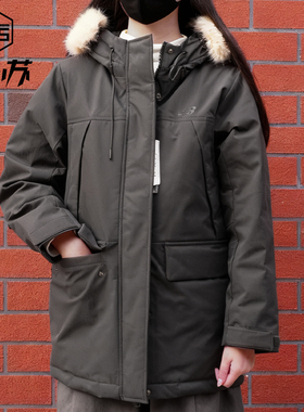 New Balance25年新品连帽羽绒服舒适保暖防泼水女款AWJ54323-CIC