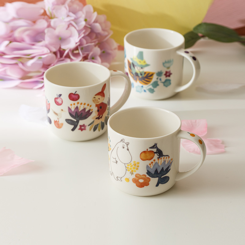 日本卡通姆明马克杯陶瓷家用喝水