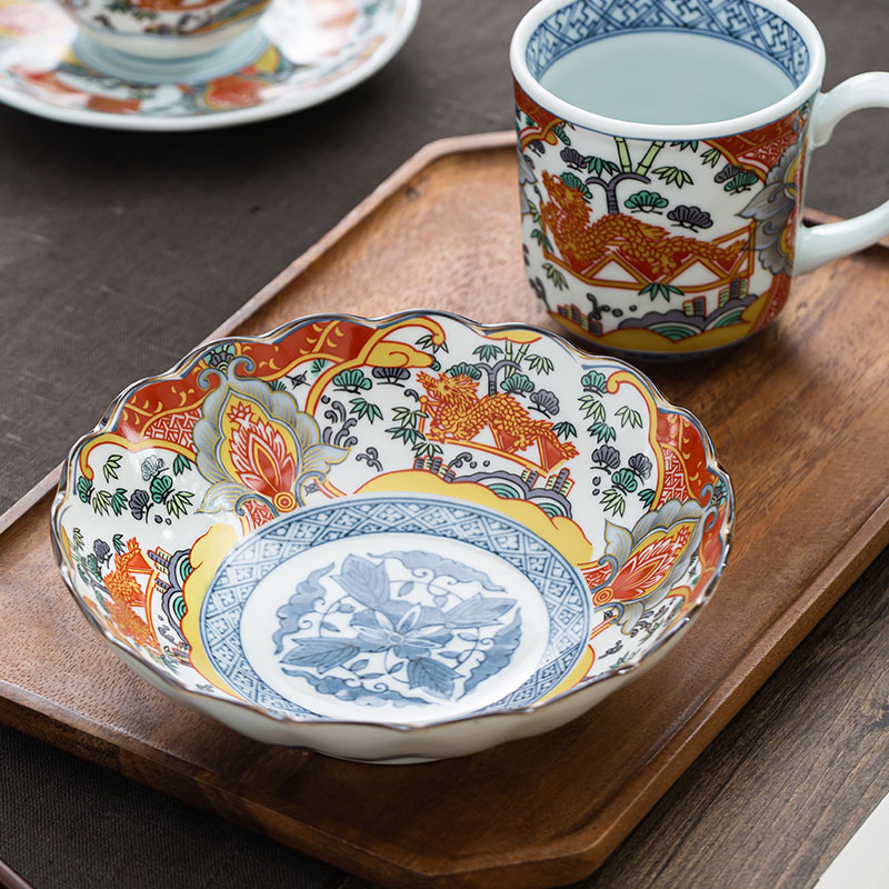 深盘陶瓷日式釉下彩餐具