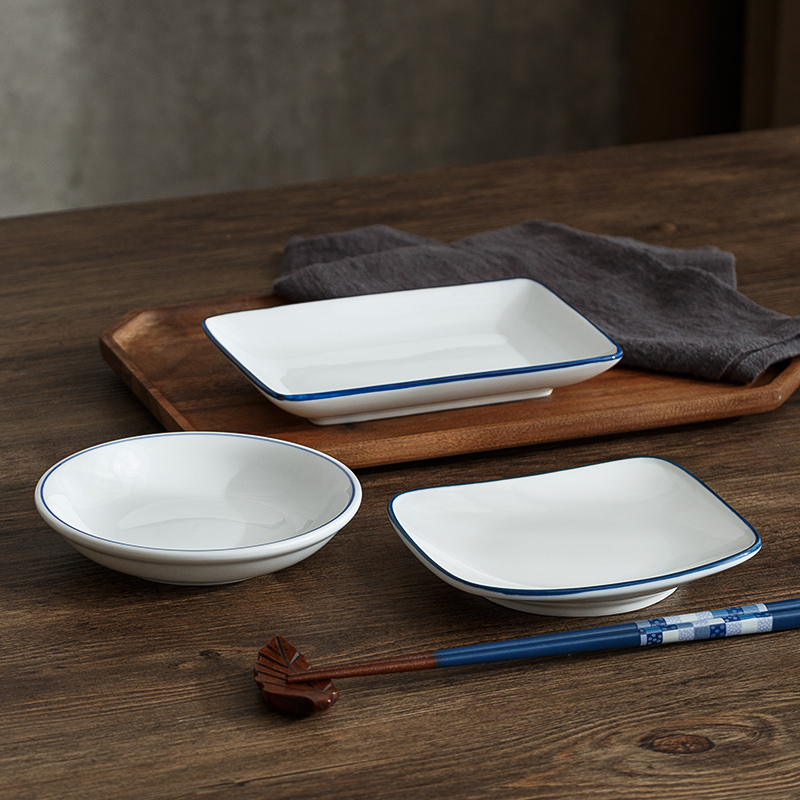 日式陶瓷调味碟点心小盘子小碟子