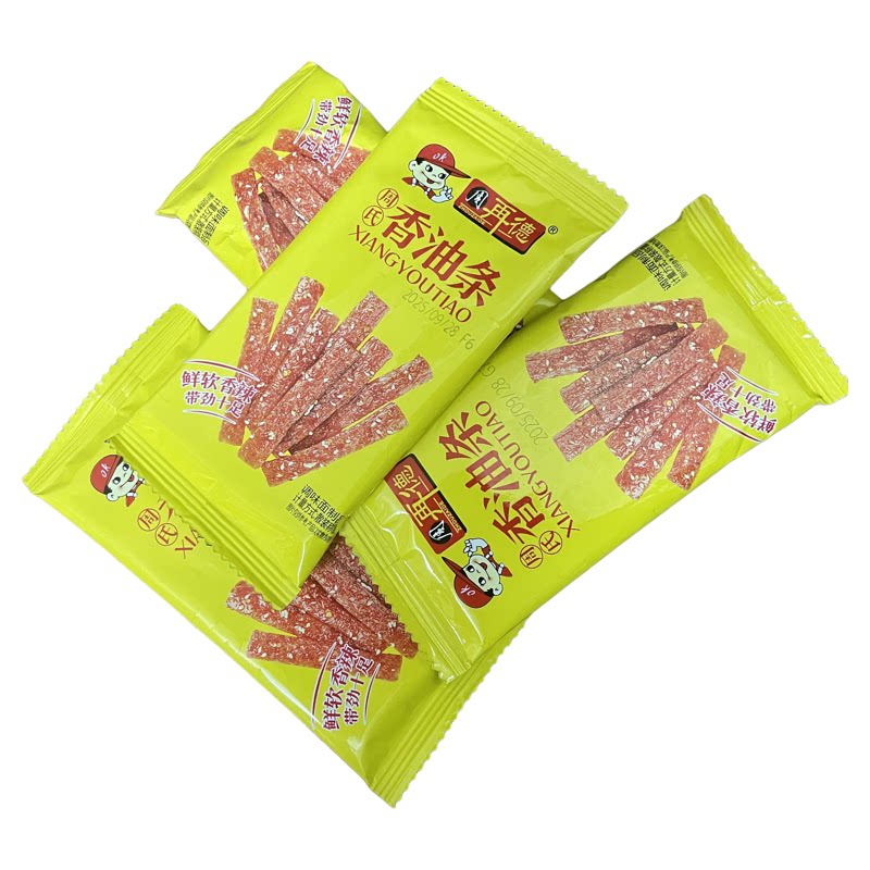 周氏香油条28g小包湖南特产辣条90后周再德师傅怀旧麻辣片小零食