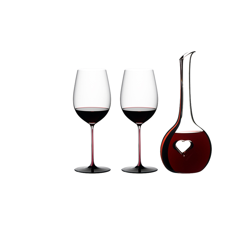 【结婚礼物】RIEDEL祝福手工水晶醒酒器红酒杯2支套装高档礼物