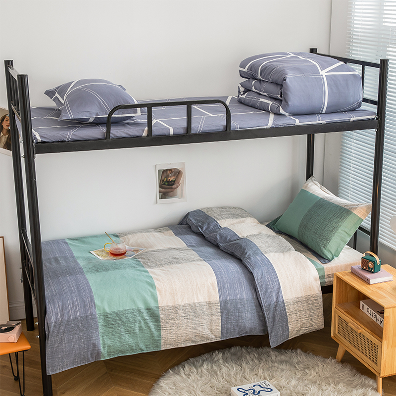 大学生宿舍床单六件套拎包入住床上四件套被套床品被罩单人男女