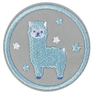 反光贴布贴 自粘免缝刺绣贴羽绒服衣服补丁贴 夜间书包安全反光条