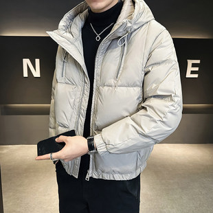 2026新款连帽羽绒服男士冬季轻薄款青年男款潮牌短款外套品牌男装