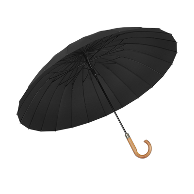 NIELLO骨轻奢雨伞木柄直杆