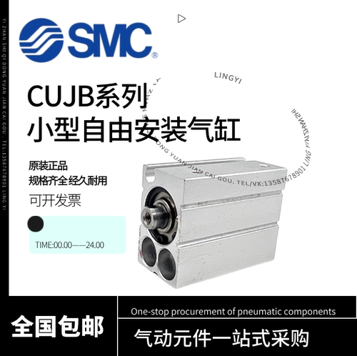 SMC小型自由安装气缸CUJB10-CDUJB10-4-6-8-10-15-20-30DM