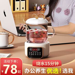 家用迷你养生壶小型办公室多功能煮茶壶煮茶器电烧水壶mini养生杯