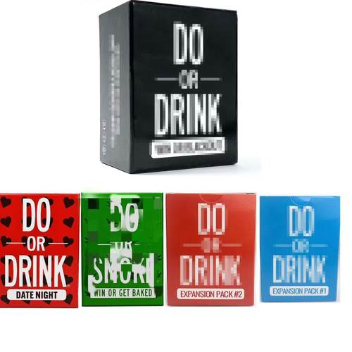 全英文喝酒系列纸牌家庭聚会游戏卡片桌游玩具