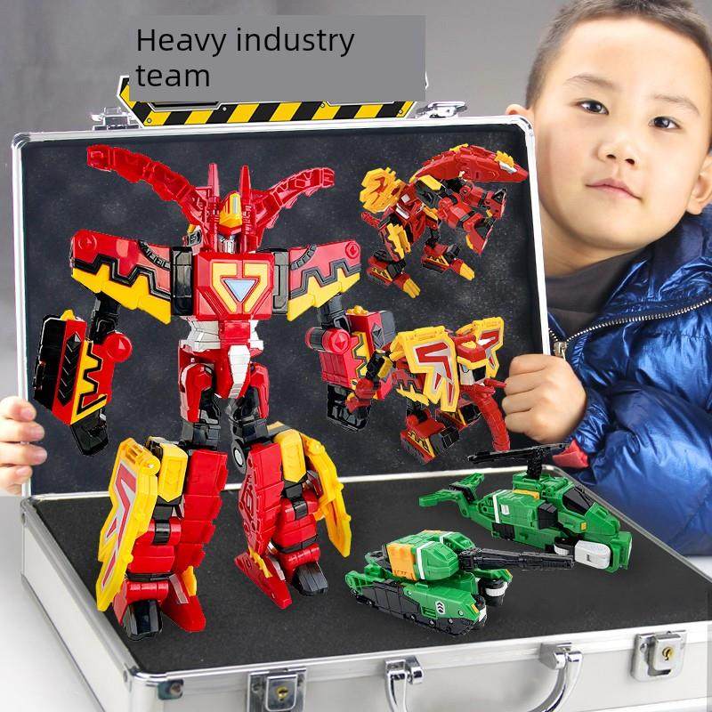 咖宝车神青春版王牌车手大巴钻探卫士越野杰提创建巨人六合体玩具