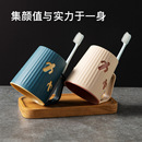 创意牙缸 漱口杯家用简约刷牙杯子洗漱杯儿童情侣一对简约刷牙套装