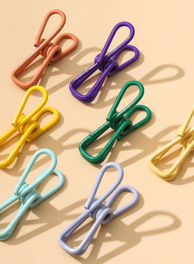 多功能晾衣夹衣服夹家用晒衣服小夹子强力防风浸塑晾晒袜子固定夹