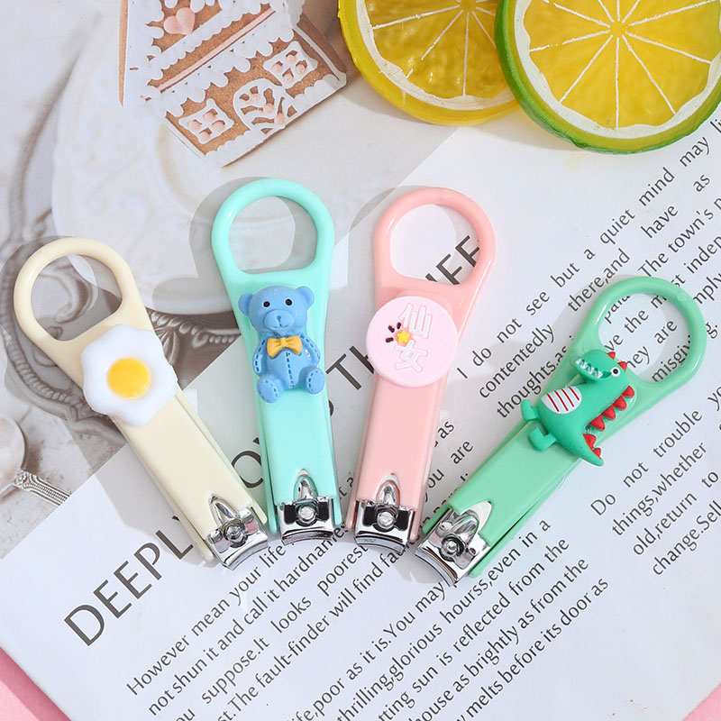 可爱卡通少女心指甲剪单个装便携