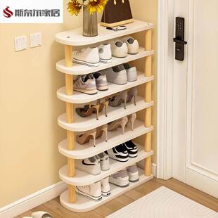 入户门鞋架柜门口不占地方鞋架落地多层鞋架家用门口小窄省空间简