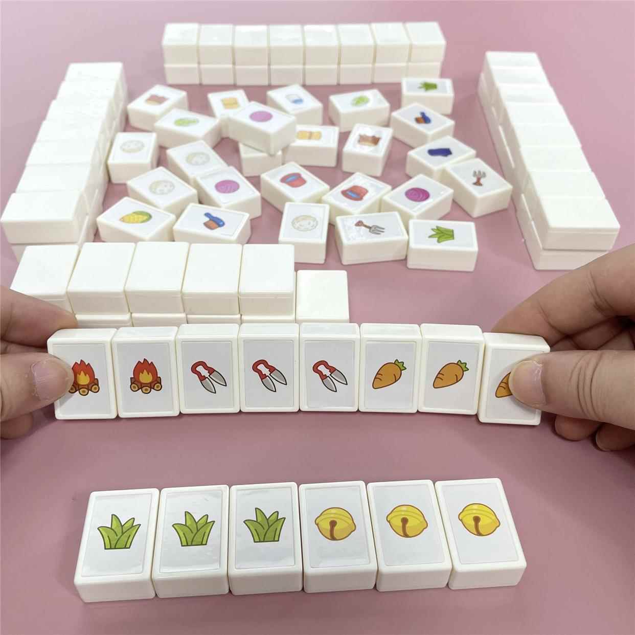 羊了个羊麻将版桌游桌游益智连连看卡牌卡片儿童玩具